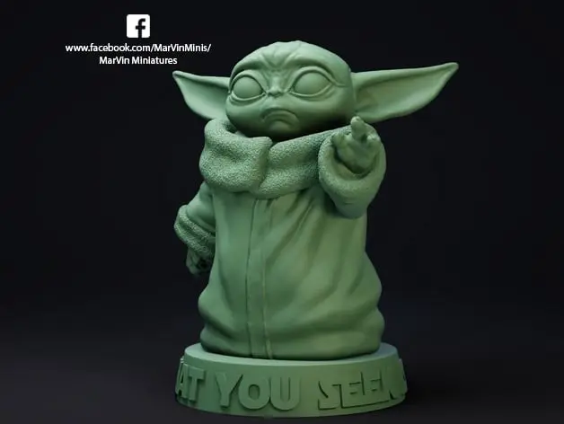 Baby Yoda - Free Sample — modelo 3D