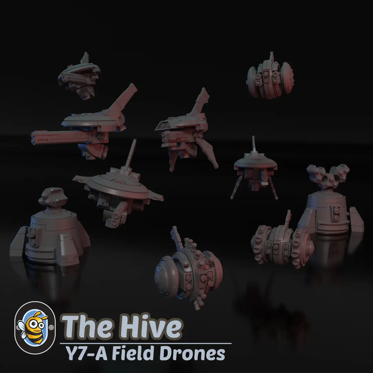 Y7-A Field Drones — modelo 3D