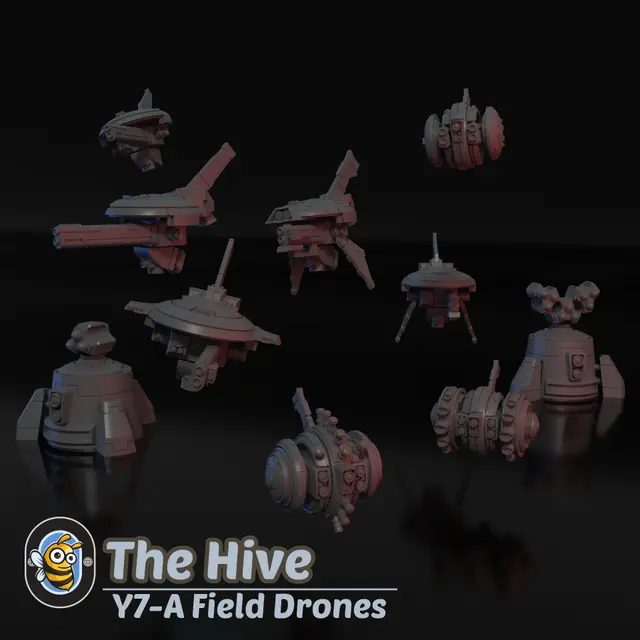 Y7-A Field Drones — modelo 3D
