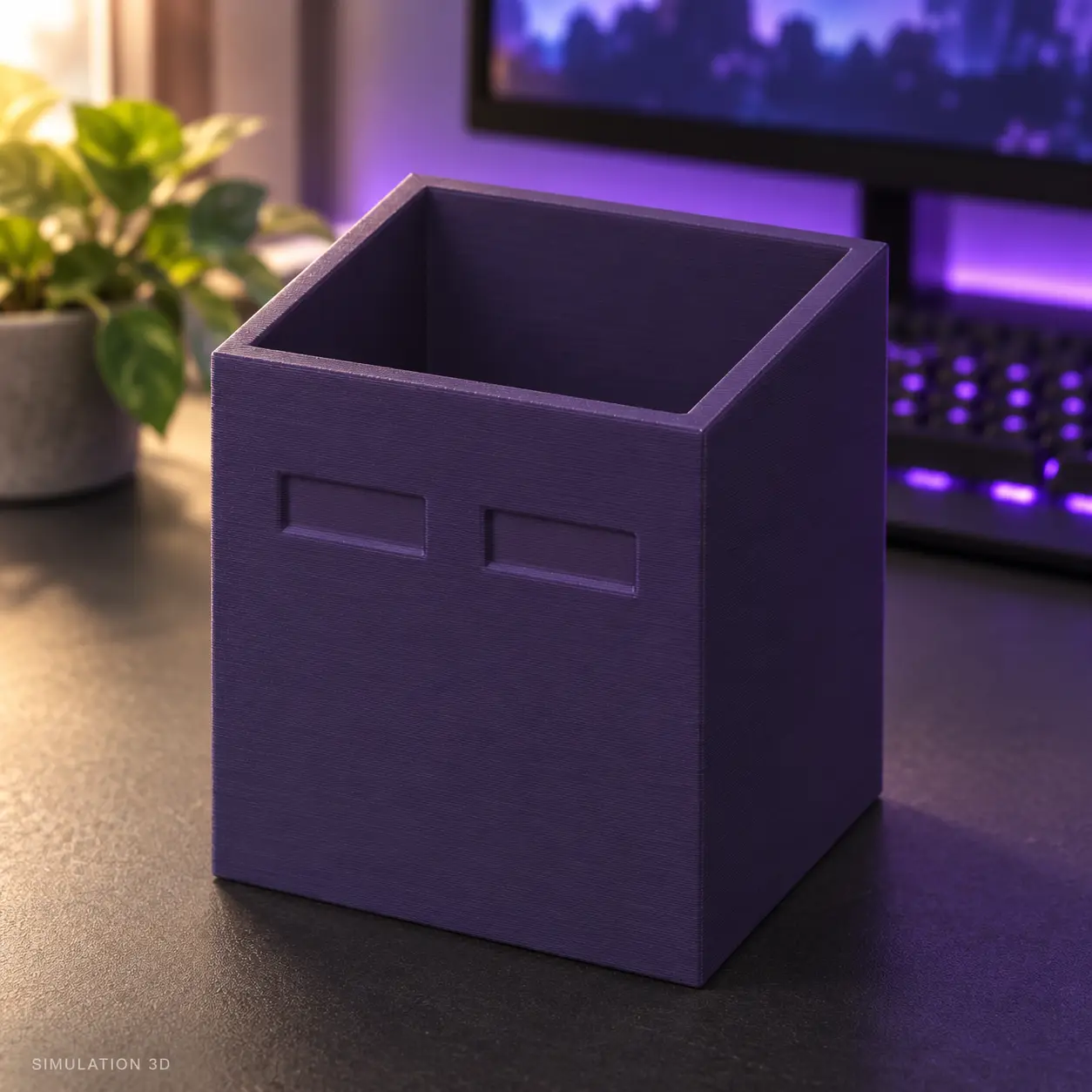 Pot crayons — Enderman — modelo 3D