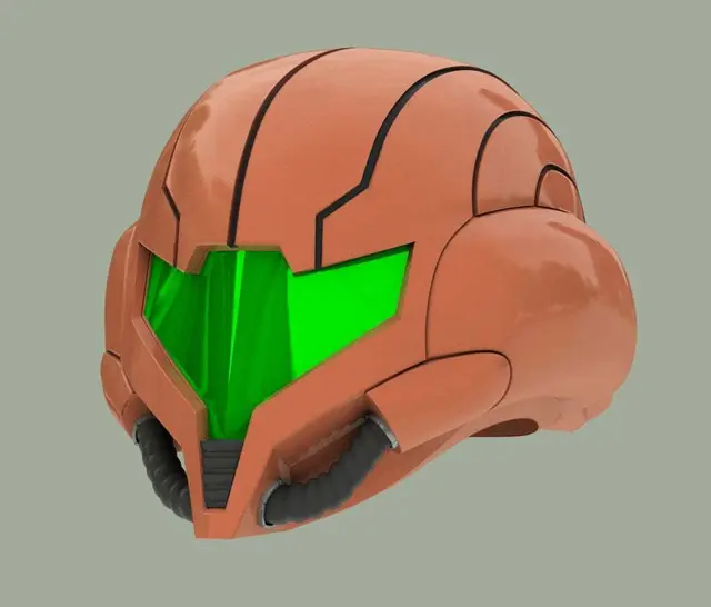 Wearable Samus Aran Helmet (Metroid Prime 3) — modelo 3D