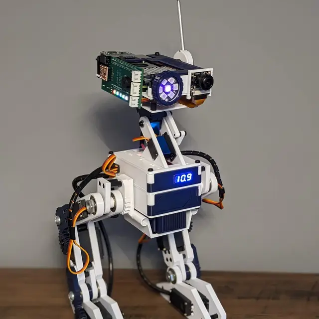 Bipedal Companion Robot (Open Source, 3D Printable) — modelo 3D