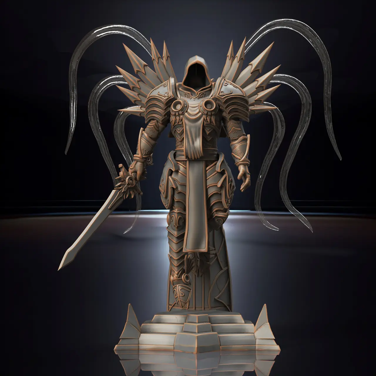 Tyrael Figure – Diablo — modelo 3D