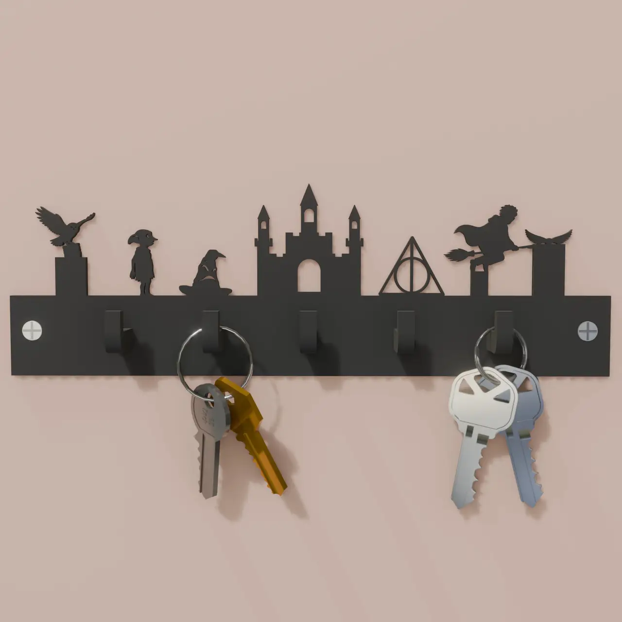 Harry Potter Themed Keychain Hanger — modelo 3D