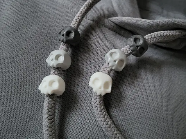 Cute Skull - Drawstring Beads — modelo 3D