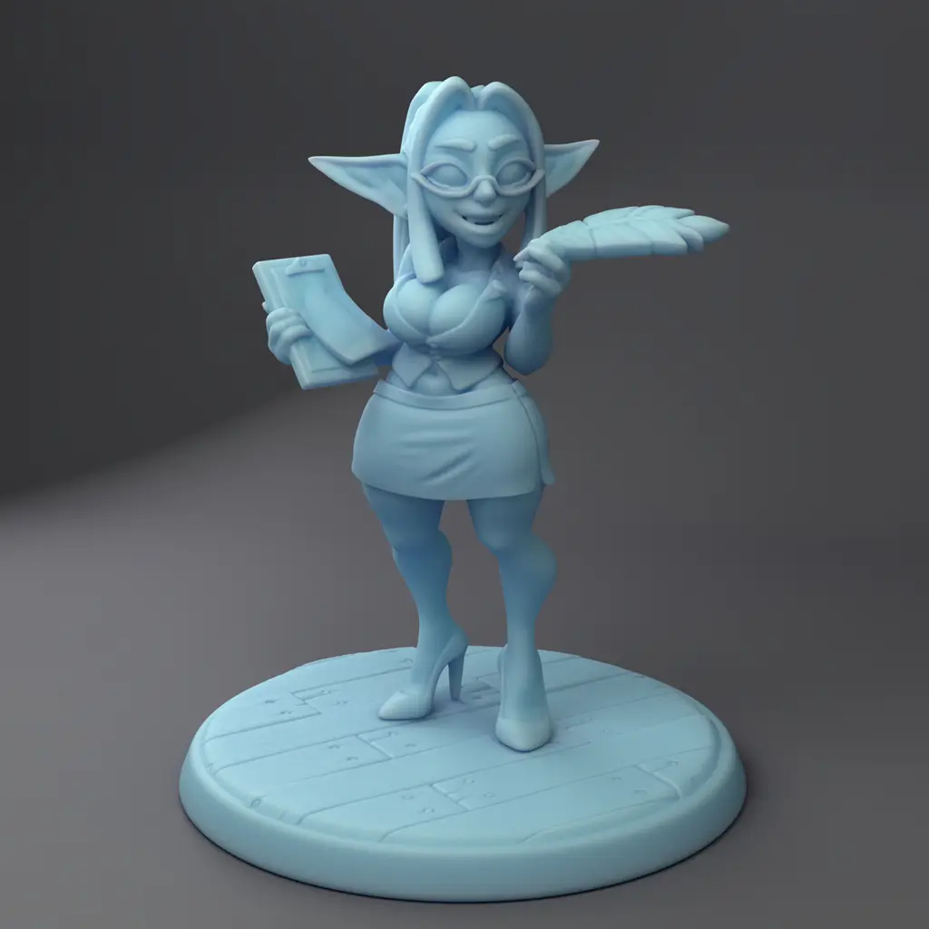 Aria the Goblin ( Female Goblin NPC / Office Worker / Modern ) — modelo 3D