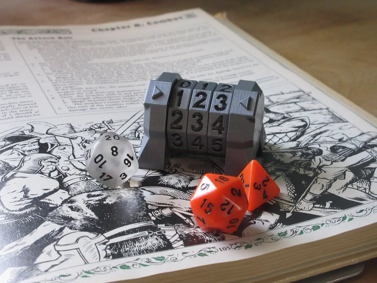 Life (or anything) counter for table-top games — modelo 3D