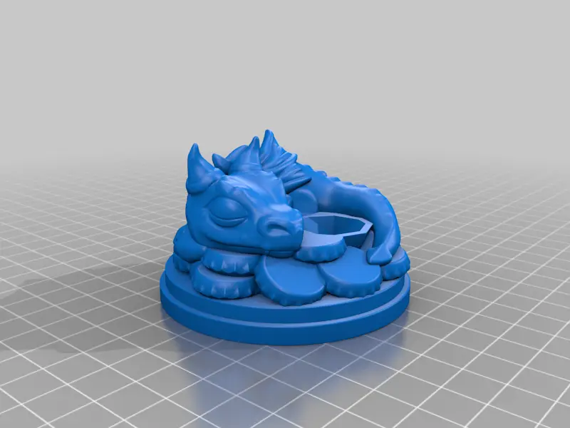 Baby Dragon Dice Guardian — modelo 3D