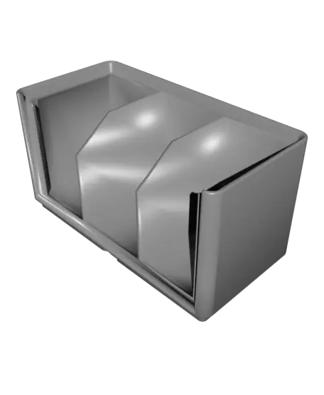 Gridfinity Window Divider Bin — modelo 3D