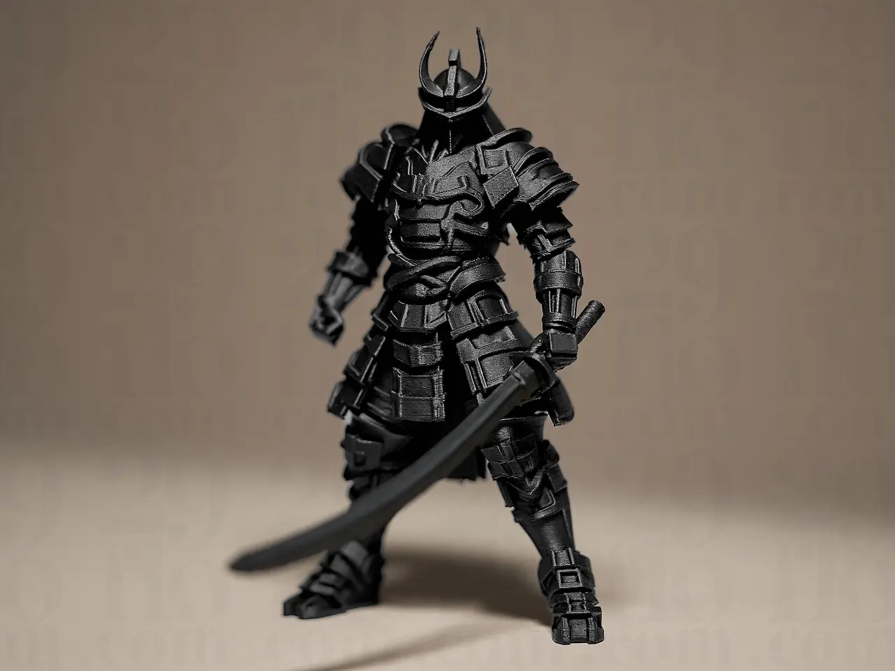 Samurai Warrior Figurine — modelo 3D
