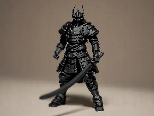 Samurai Warrior Figurine — modelo 3D