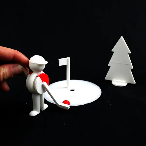 Desktop Golf — modelo 3D