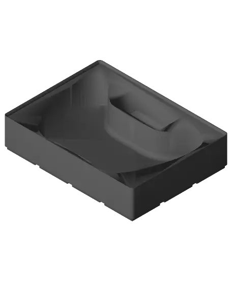 Gridfinity Xbox One Controller Holder with cable storage.3mf — modelo 3D