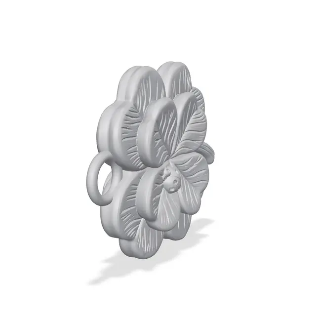Clover "Saint Patrick" keychain — modelo 3D