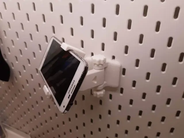 Adjustable Skadis phone mount — modelo 3D
