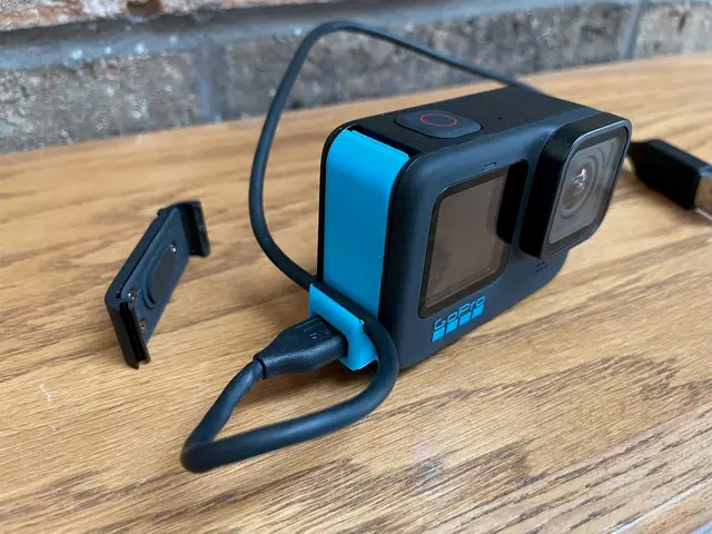 GoPro Hero 9 10 11 12 13 USB passthrough battery door — modelo 3D