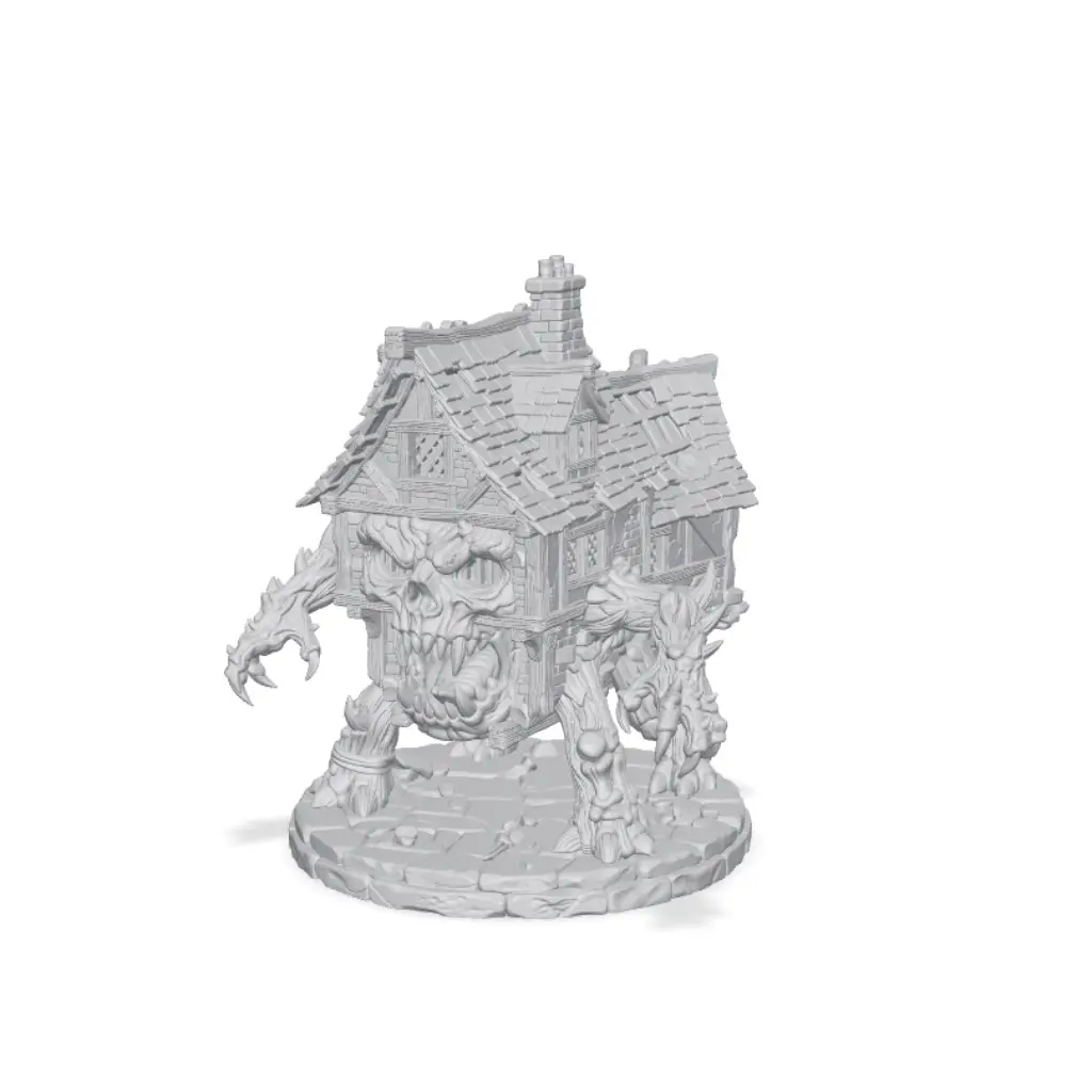 1000+ Minis, Free Kickstarter Sample, Haunted House Monster Miniature — modelo 3D