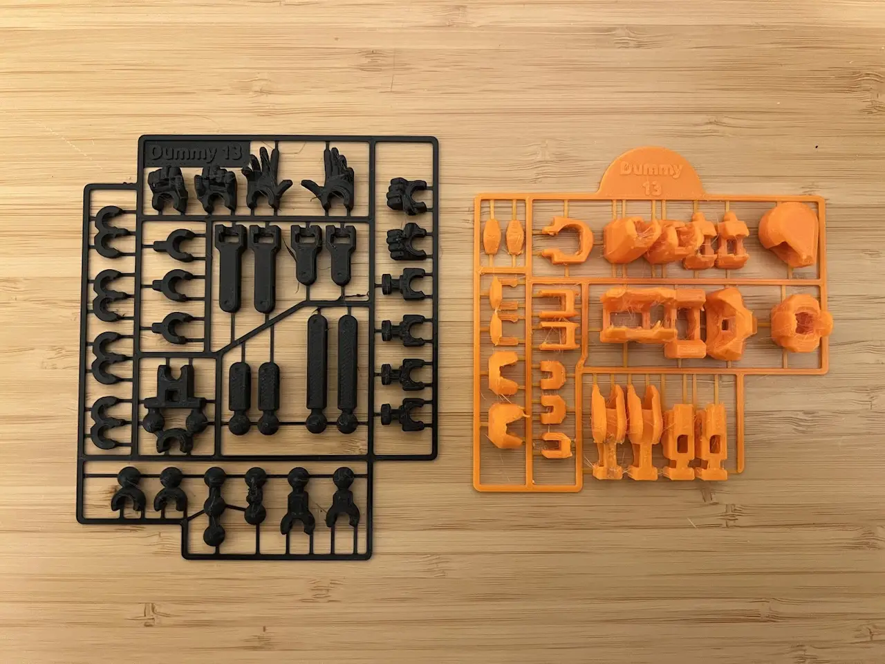 Dummy 13 (Beta) On Runners (Easier to print) — modelo 3D