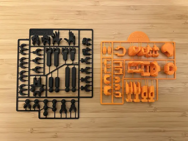 Dummy 13 (Beta) On Runners (Easier to print) — modelo 3D