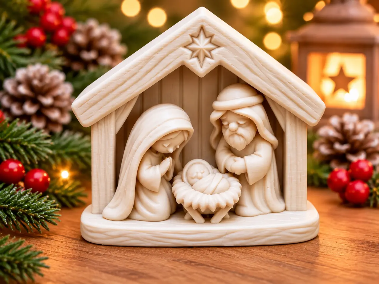 Christmas Nativity Scene 3D – Holy Family — modelo 3D