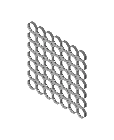 7x7 Multiboard Corner Legacy Tile — modelo 3D