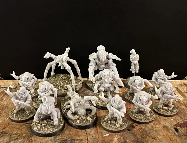 Sci-Fi Alien-bug-hybrid Warband — modelo 3D