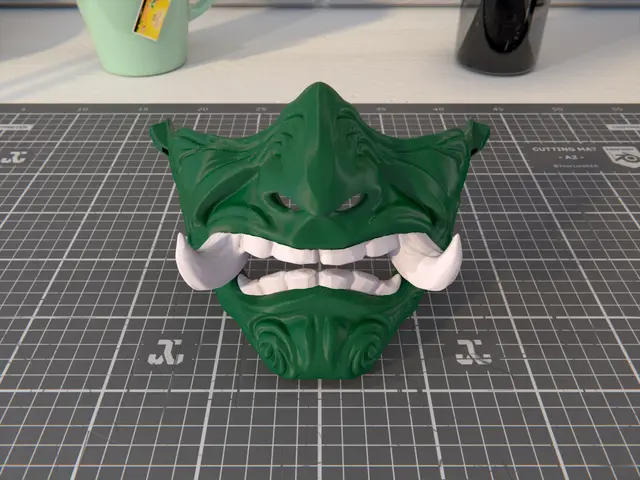 Oni Mask (Samurai Mask) #1 — modelo 3D