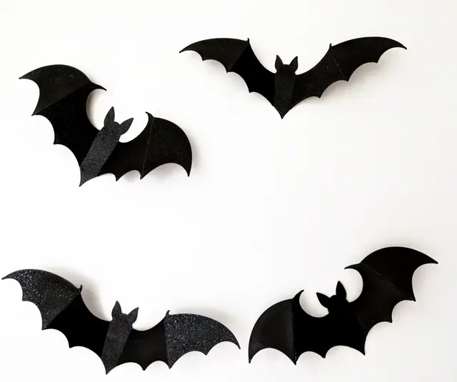 Halloween Bat Wall Decor – 3D Printable Flying Bats — modelo 3D
