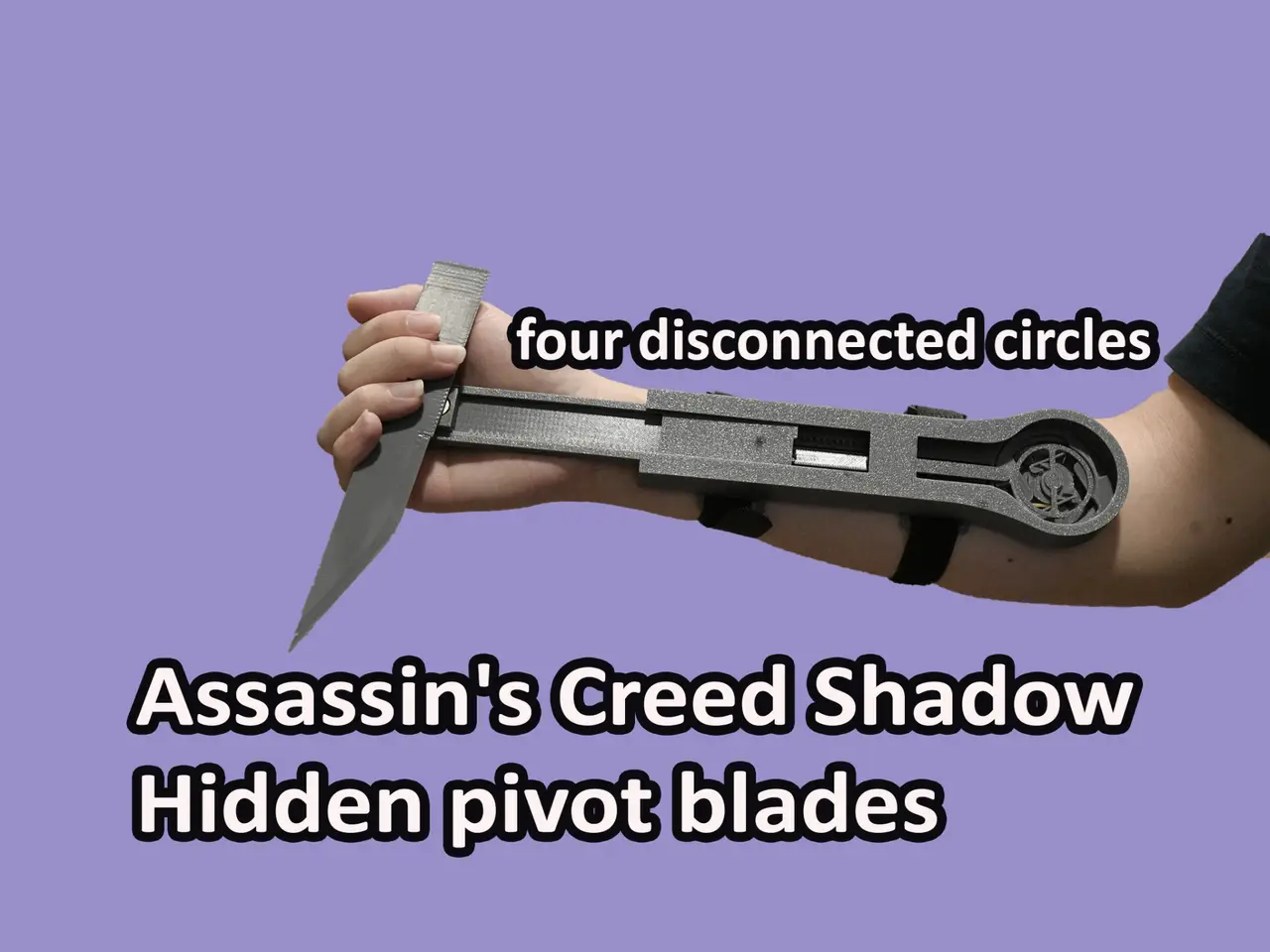 Assassin's Creed Shadow hidden pivot blades — modelo 3D