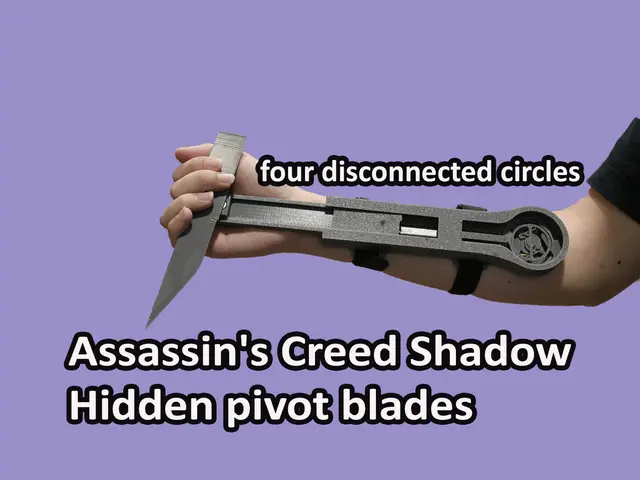 Assassin's Creed Shadow hidden pivot blades — modelo 3D