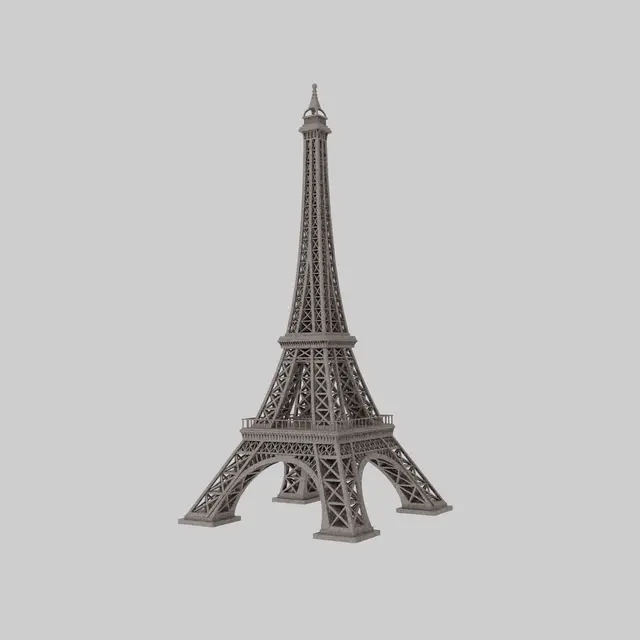 Eiffer Tower — modelo 3D