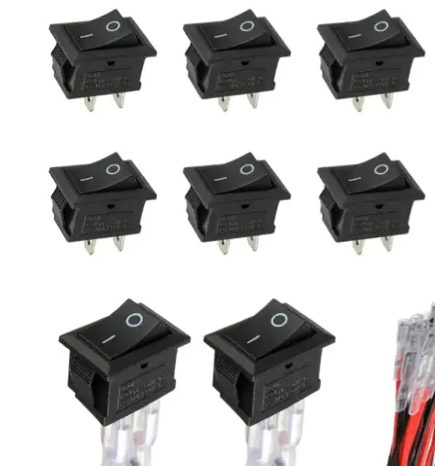 Mini rocker Switch Panel Mount — modelo 3D