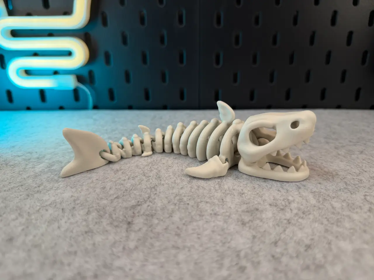 Articulated Skeleton Shark — modelo 3D