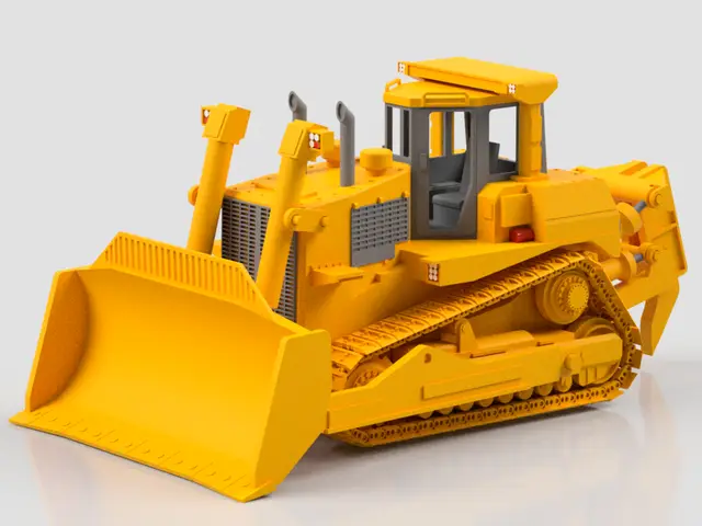 Caterpillar D10 Bulldozer Fully 3D printable model — modelo 3D