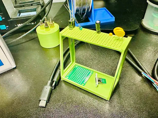 Electronics Component Rack & Tray — modelo 3D