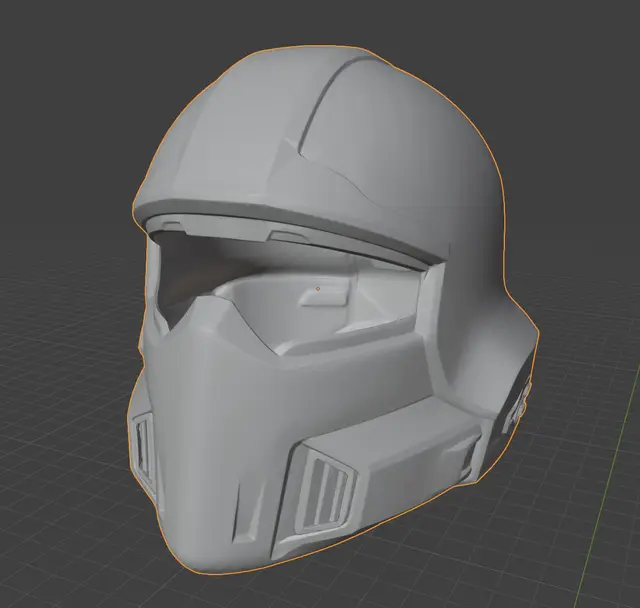 Helldivers 2 Helmet - smooth — modelo 3D