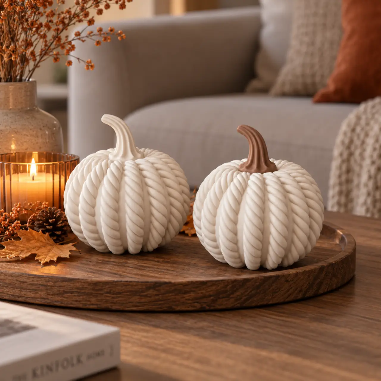 ROPE PUMPKIN / HALLOWEEN DECOR / MODERN DESIGN / ROPE DESIGN / AUTUMN DECOR — modelo 3D