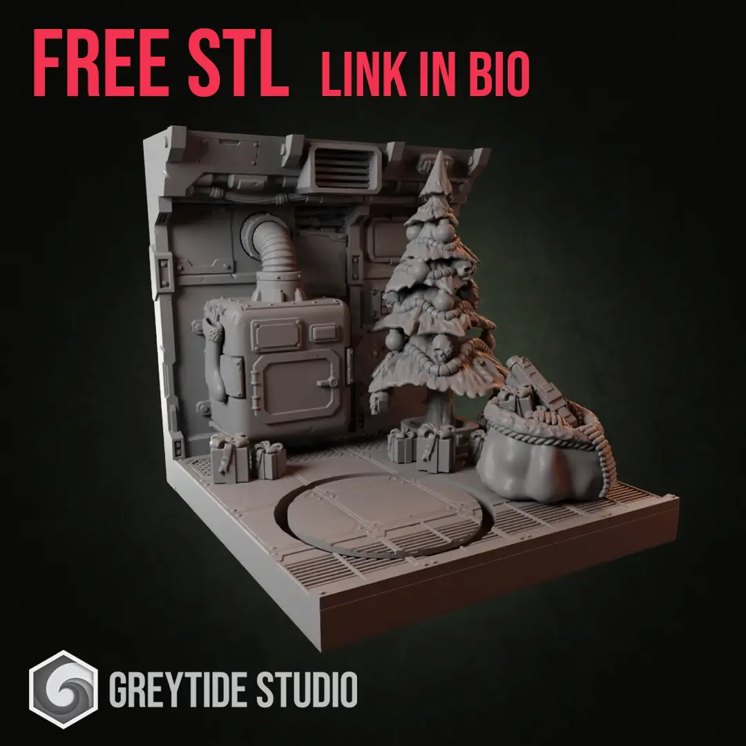Greytide studio christmas gift — modelo 3D