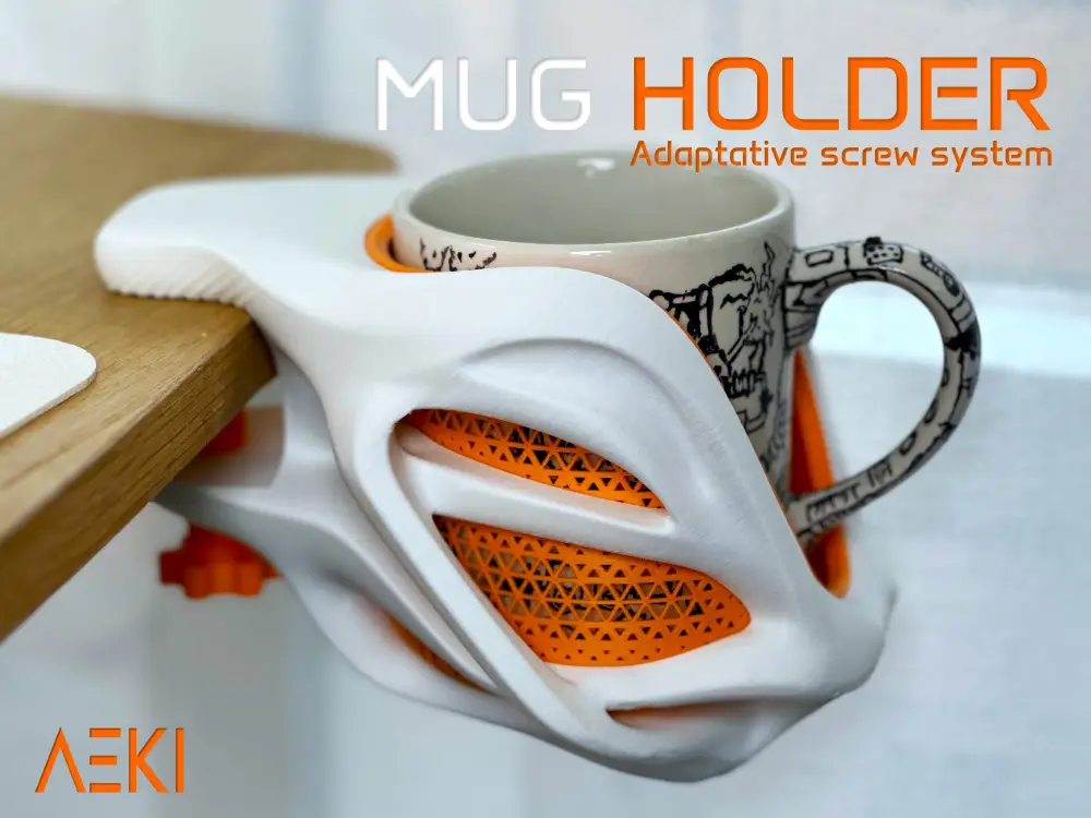 Cup Holder desk mount — modelo 3D