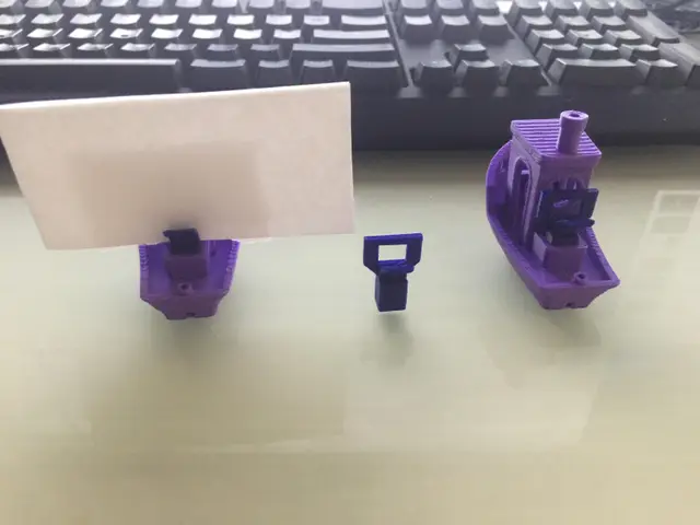 Benchy Label Holder — modelo 3D