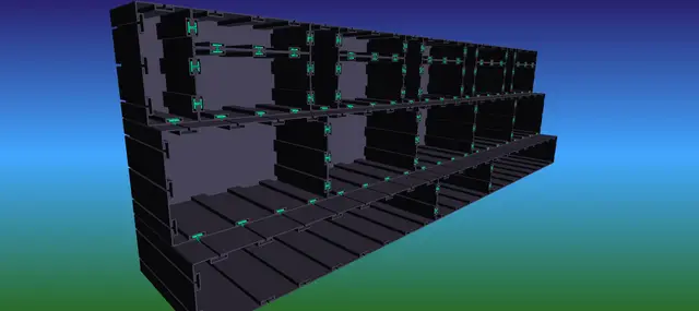 Modular system of interlocking boxes 1.0 (for organizers and much more – CLEAN “SPIRAL VASE” STYLE MODELS) — modelo 3D