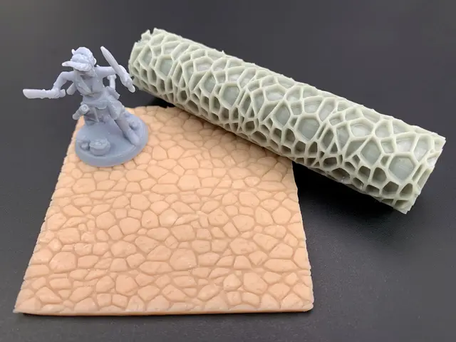 Cobblestone Texture Roller — modelo 3D