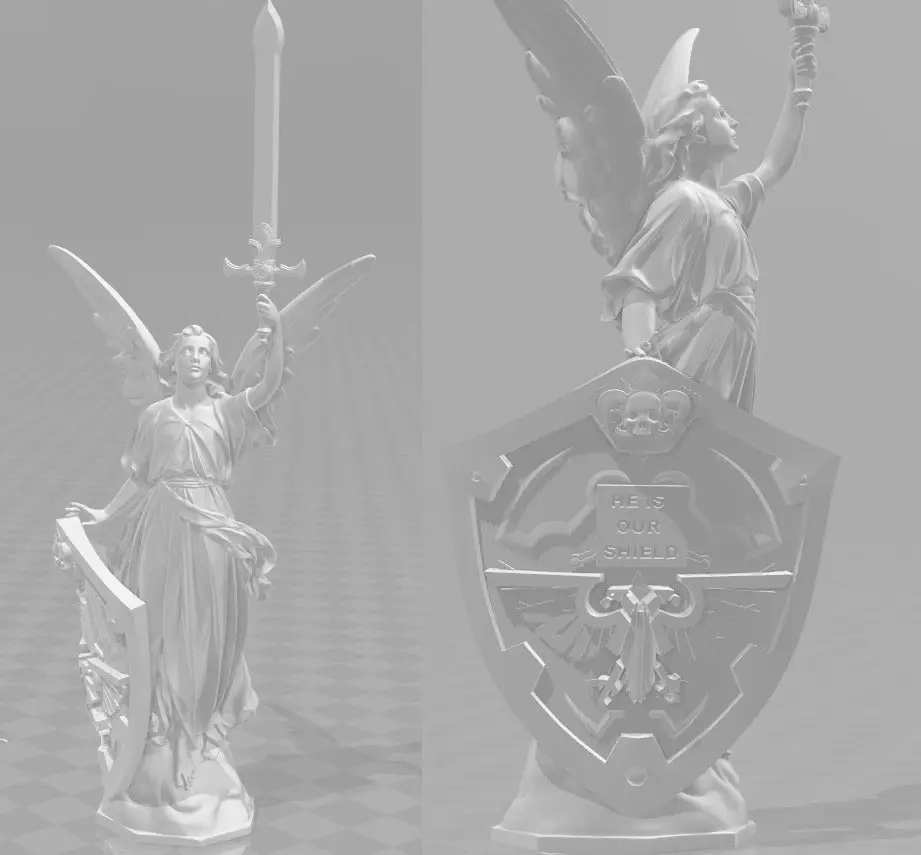 Angelus Imperatoria WH40k - Statue — modelo 3D
