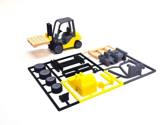 Forklift Kit Card with Palette — modelo 3D