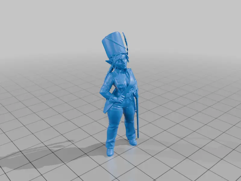 scotts greys gnome during battle of waterloo — modelo 3D