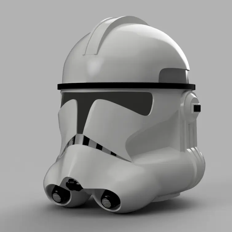 Clone Trooper Helmet Phase 2 Star Wars — modelo 3D