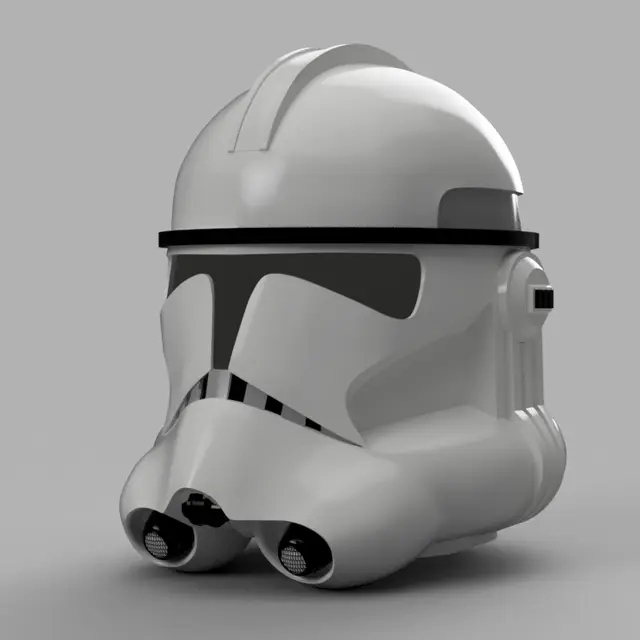 Clone Trooper Helmet Phase 2 Star Wars — modelo 3D