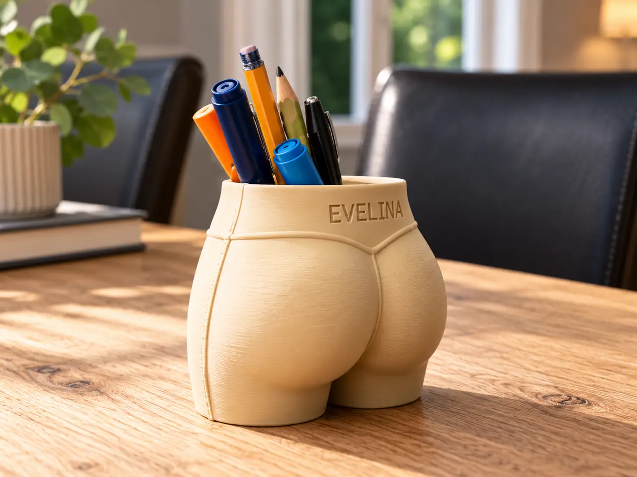 „Booty“ Stiftehalter – Personalisierbar & Stylisch — modelo 3D