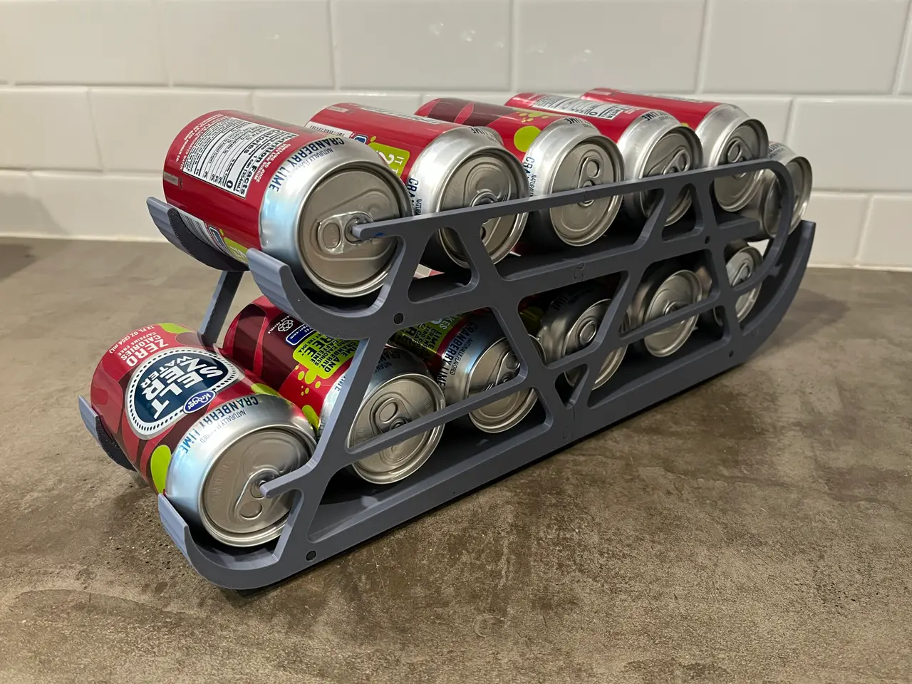 Can dispenser (12 cans, low filament) — modelo 3D