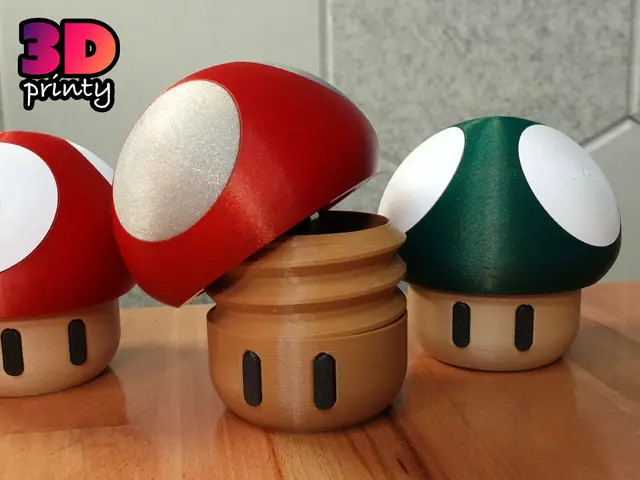 Simple Twist Open Mushroom — modelo 3D